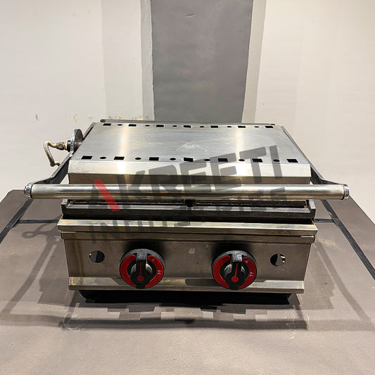 Commercial Jumbo Gas Sandwich Griller | Heavy Duty Stainless Steel