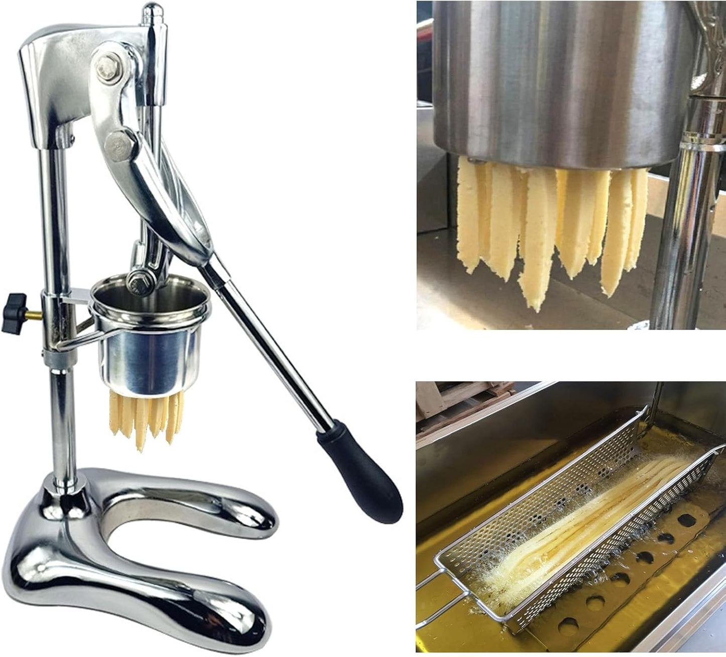 Professional Long French Fries Machine – High-Quality Stainless Steel Cutter for Perfect Fries