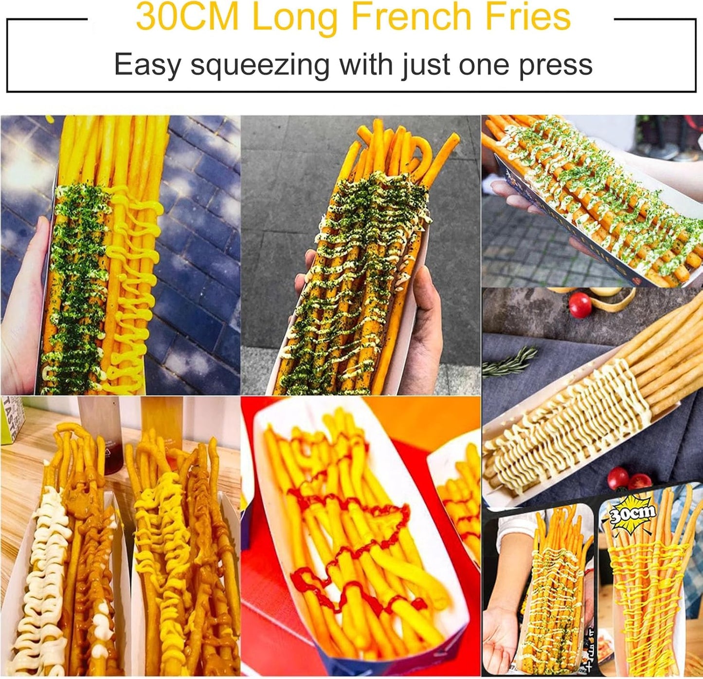 Professional Long French Fries Machine – High-Quality Stainless Steel Cutter for Perfect Fries